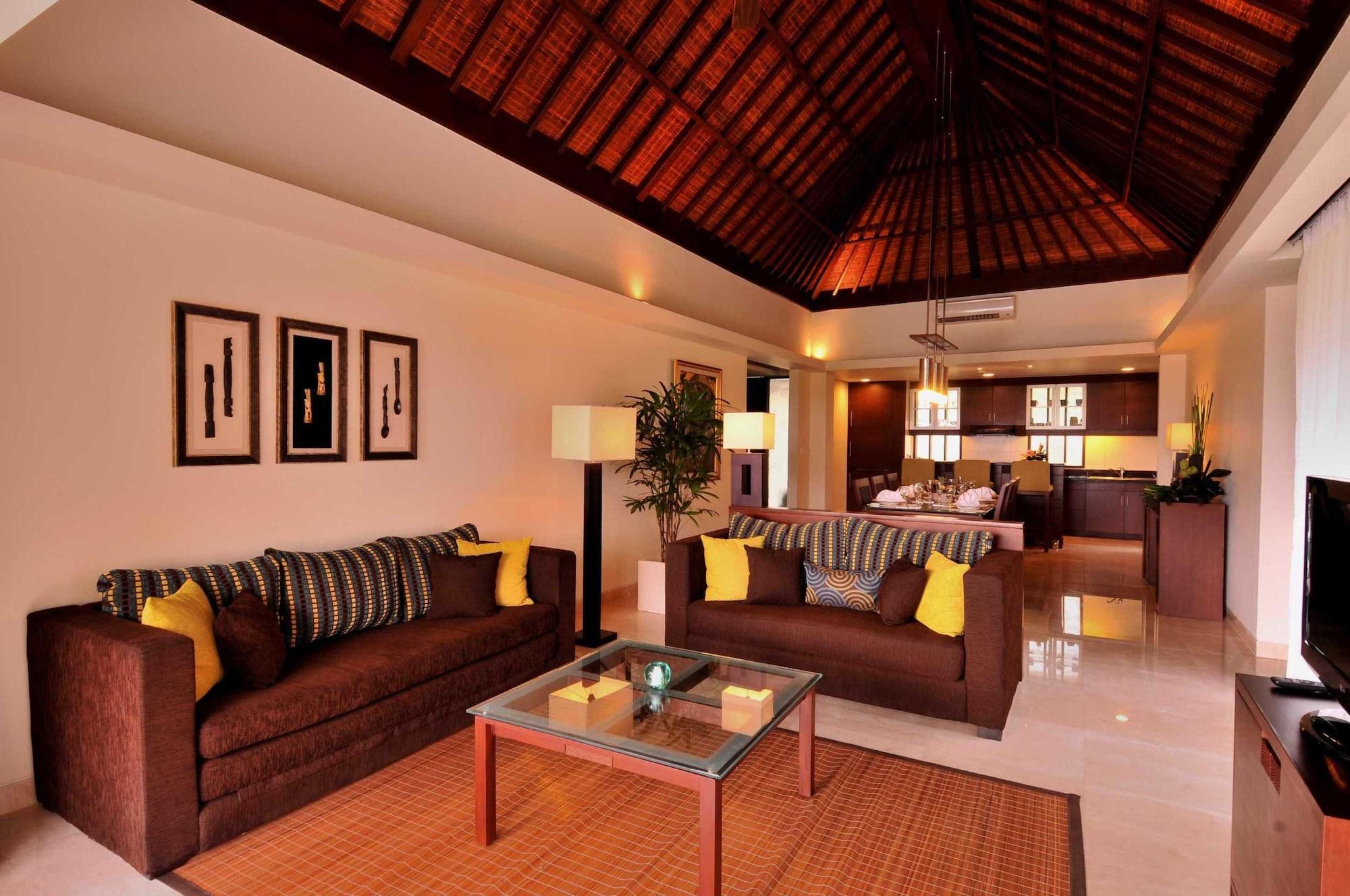 Prama Sanur Beach Bali Экстерьер фото A living room in a villa at the resort